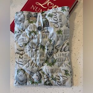 Book Kindle Sleeve Bag Cover 10.5 X 8in Vintage Farm Animals Zoo Print Retro